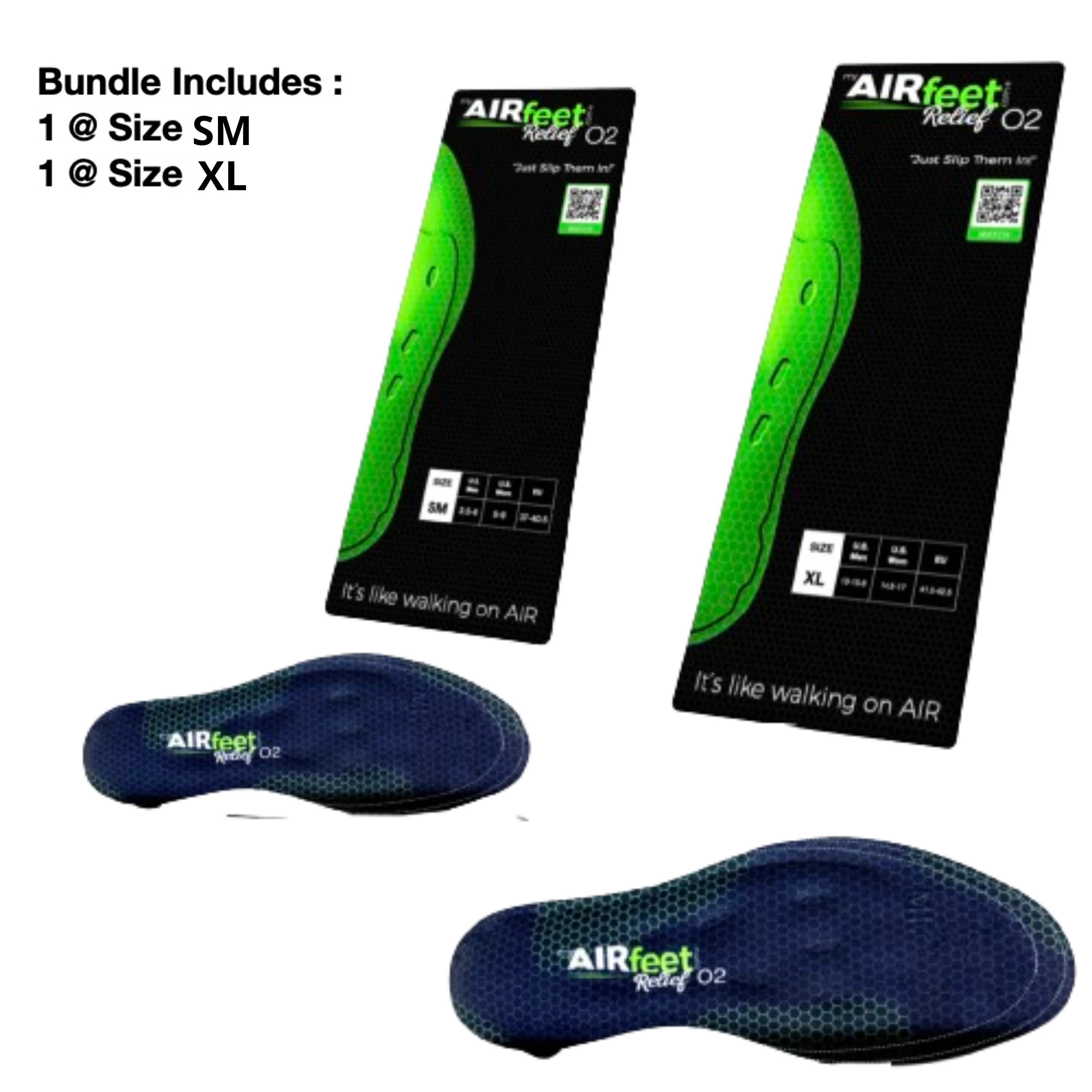 AIRfeet RELIEF O2, 2 Pair Bundle - Image 3