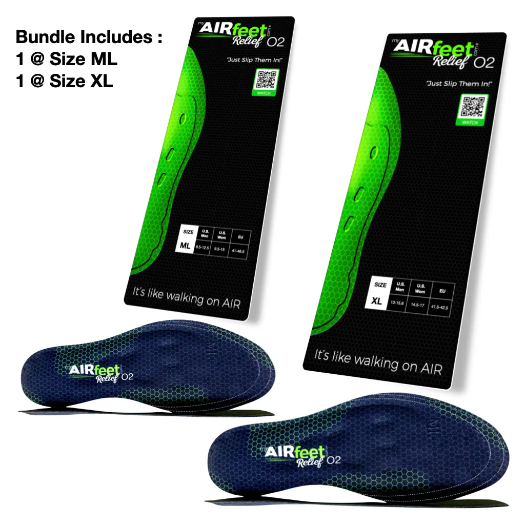 AIRfeet RELIEF O2, 2 Pair Bundle - Image 5