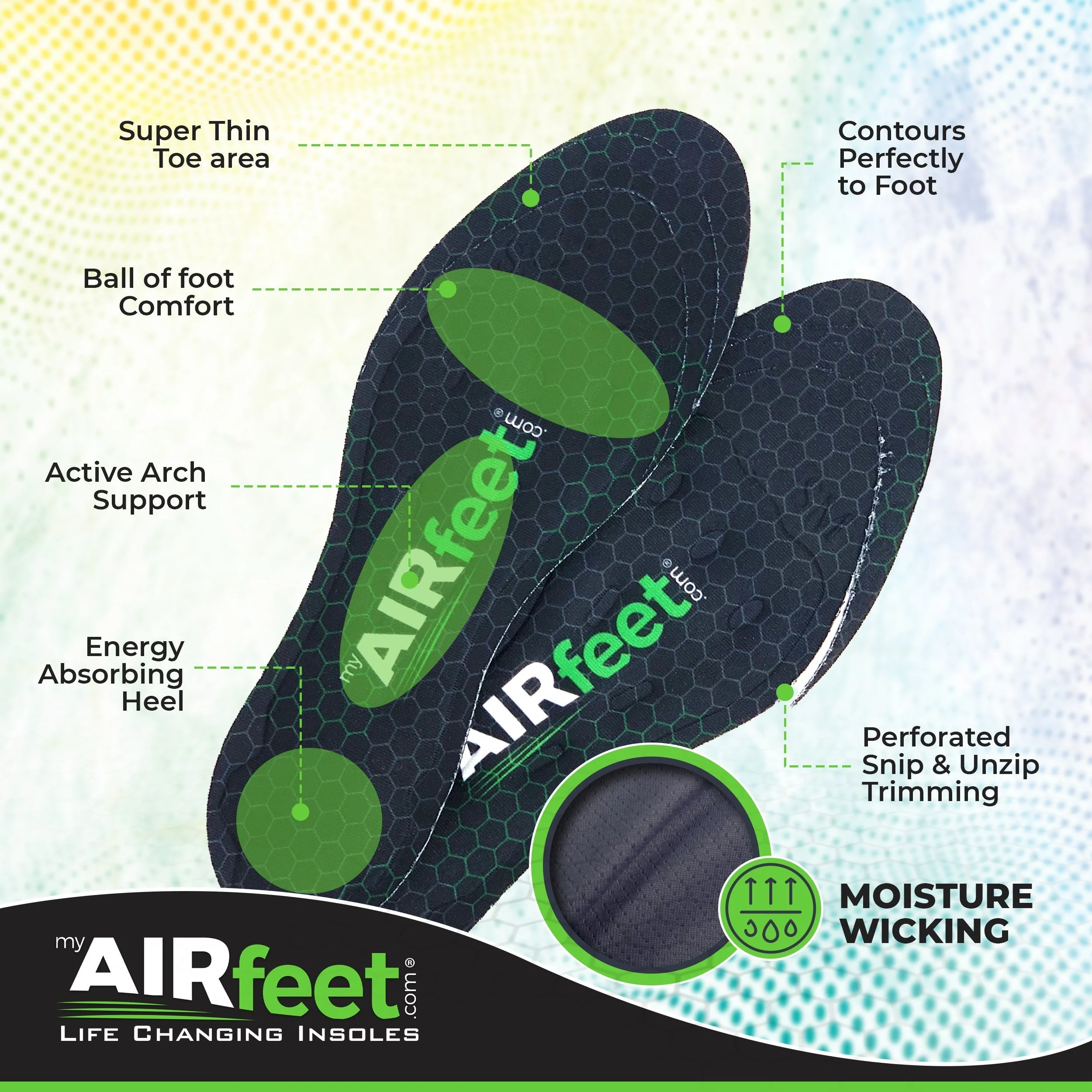 AIRfeet RELIEF O2, 2 Pair Bundle - Image 13