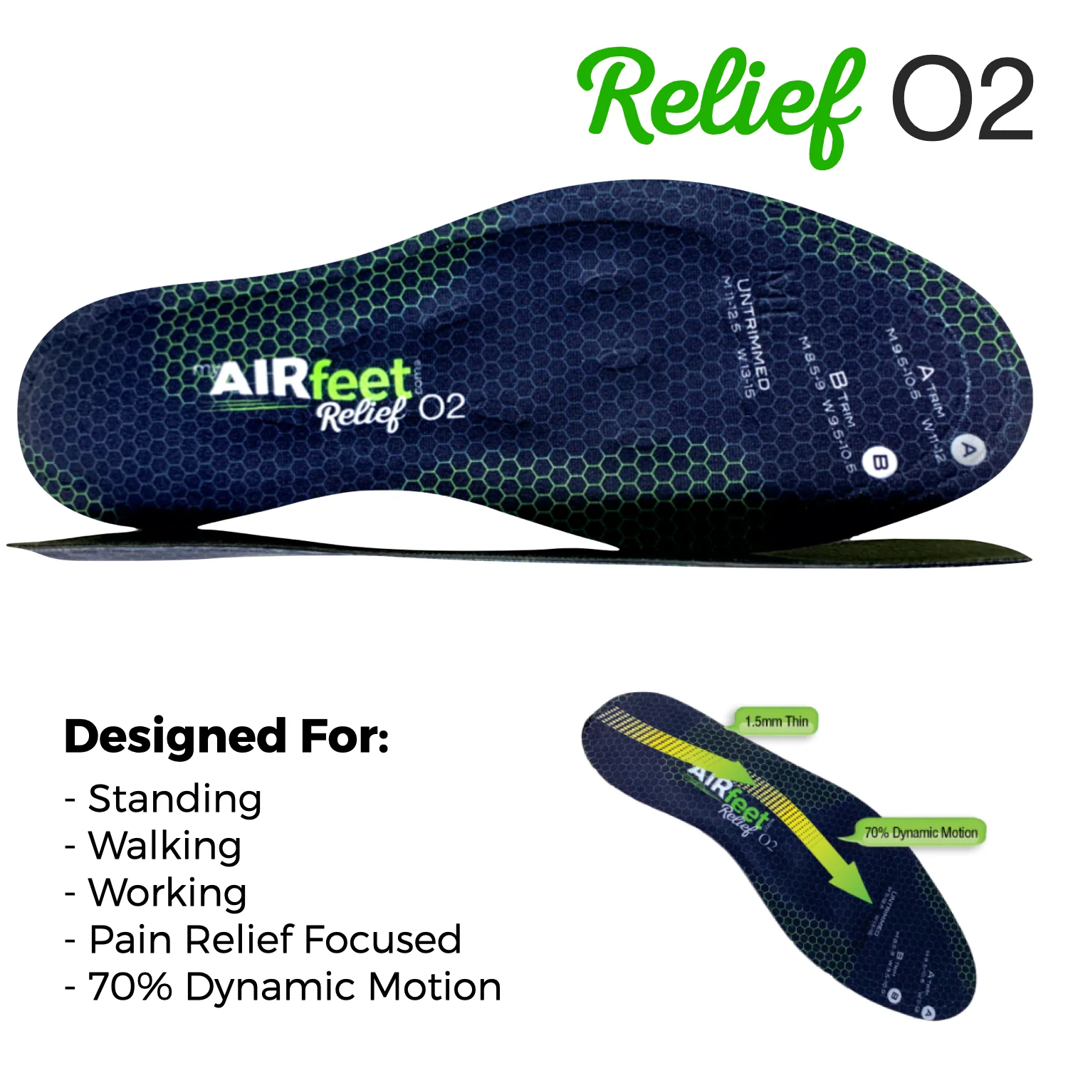 AIRfeet RELIEF O2, 2 Pair Bundle - Image 7