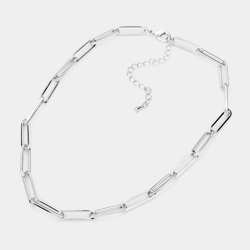 Everyday Link Chain - White Gold - Image 2