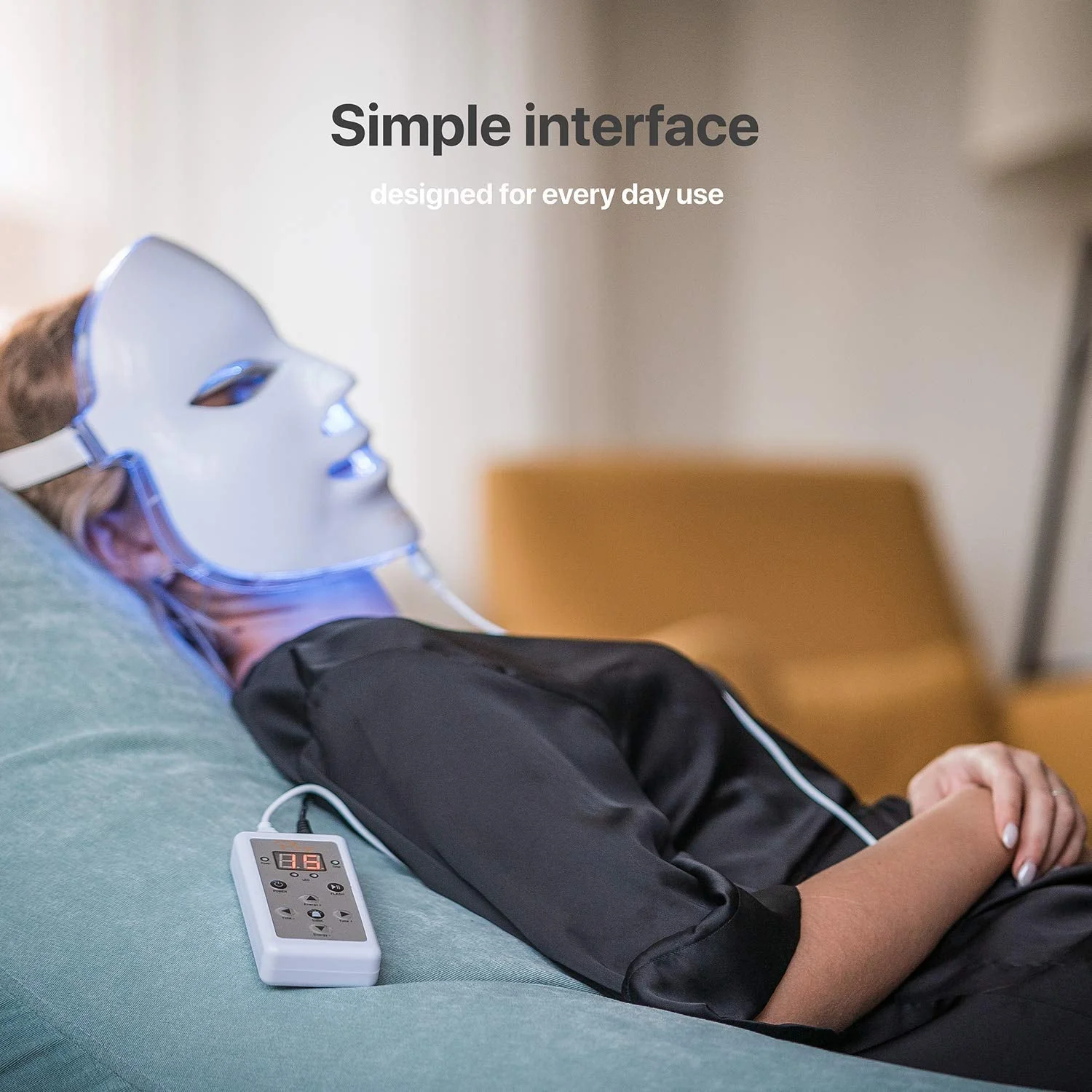 LUMA Light LED Therapy Facial Mask & High Energy Hyaluronic Serum (4oz) - Image 9