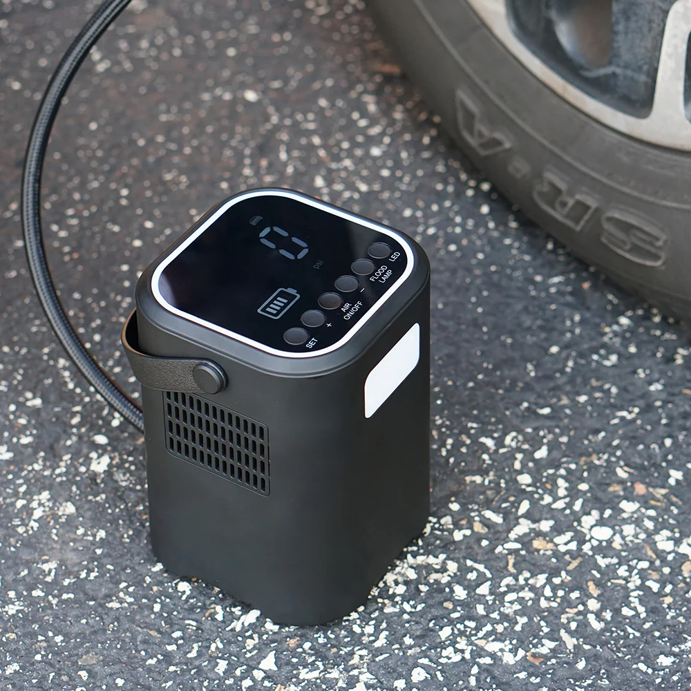 NeverGoFlat - Portable Air Compressor, Power Bank & Flashlight - Image 13