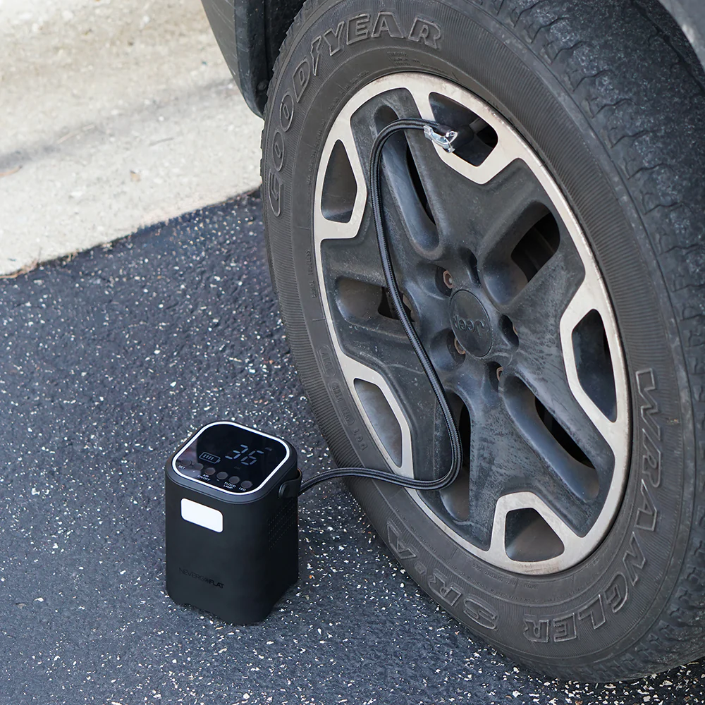 NeverGoFlat - Portable Air Compressor, Power Bank & Flashlight - Image 33