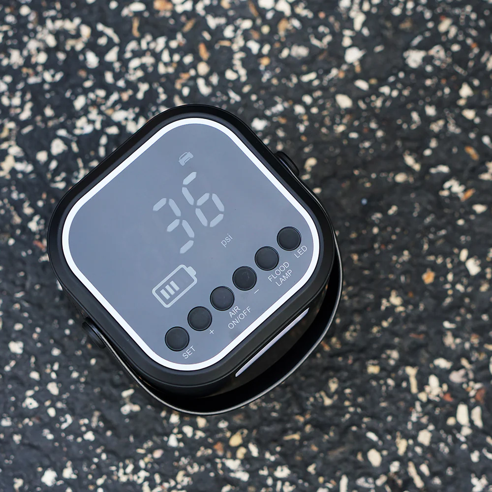 NeverGoFlat - Portable Air Compressor, Power Bank & Flashlight - Image 8