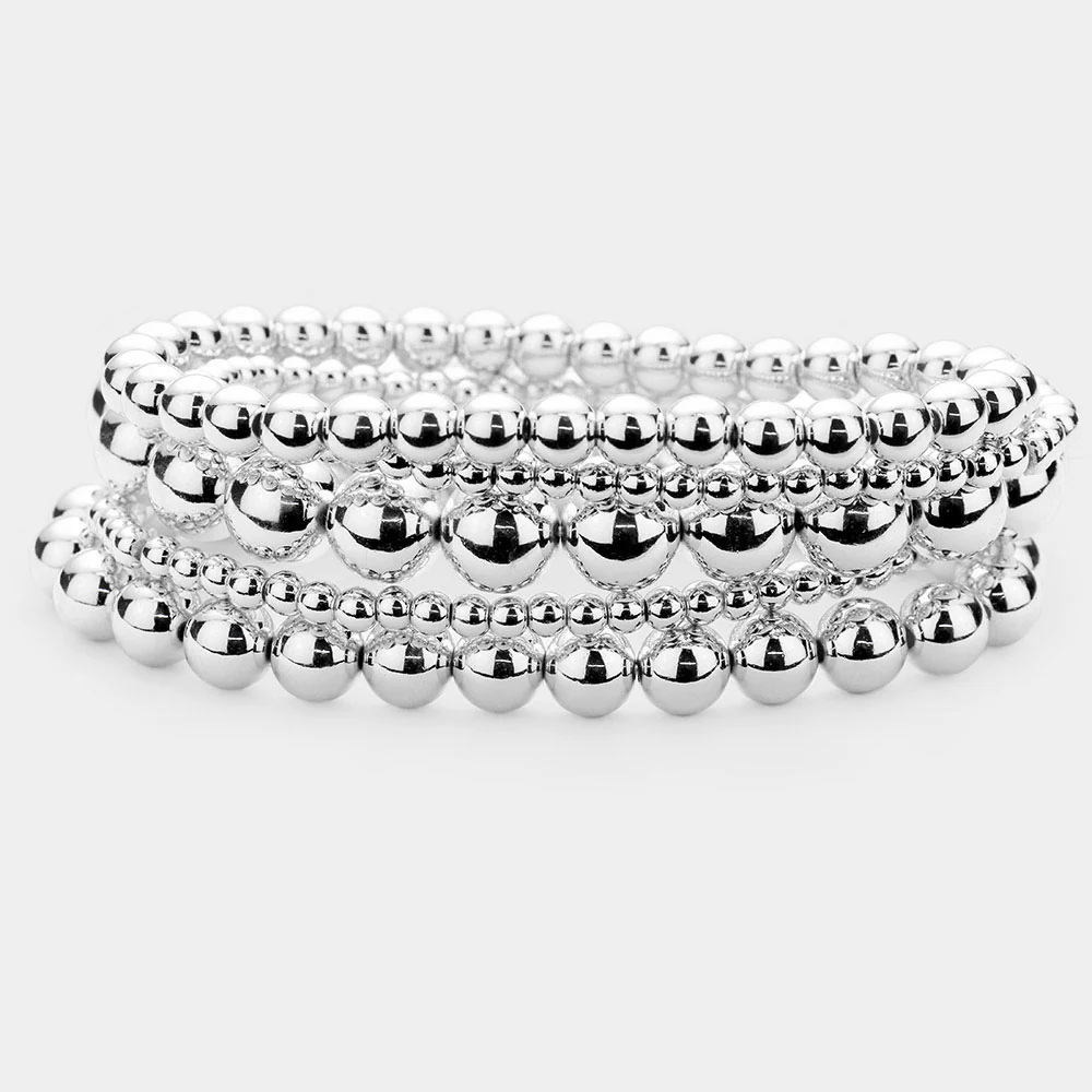 Stretch Beaded Bracelet Set - Image 5