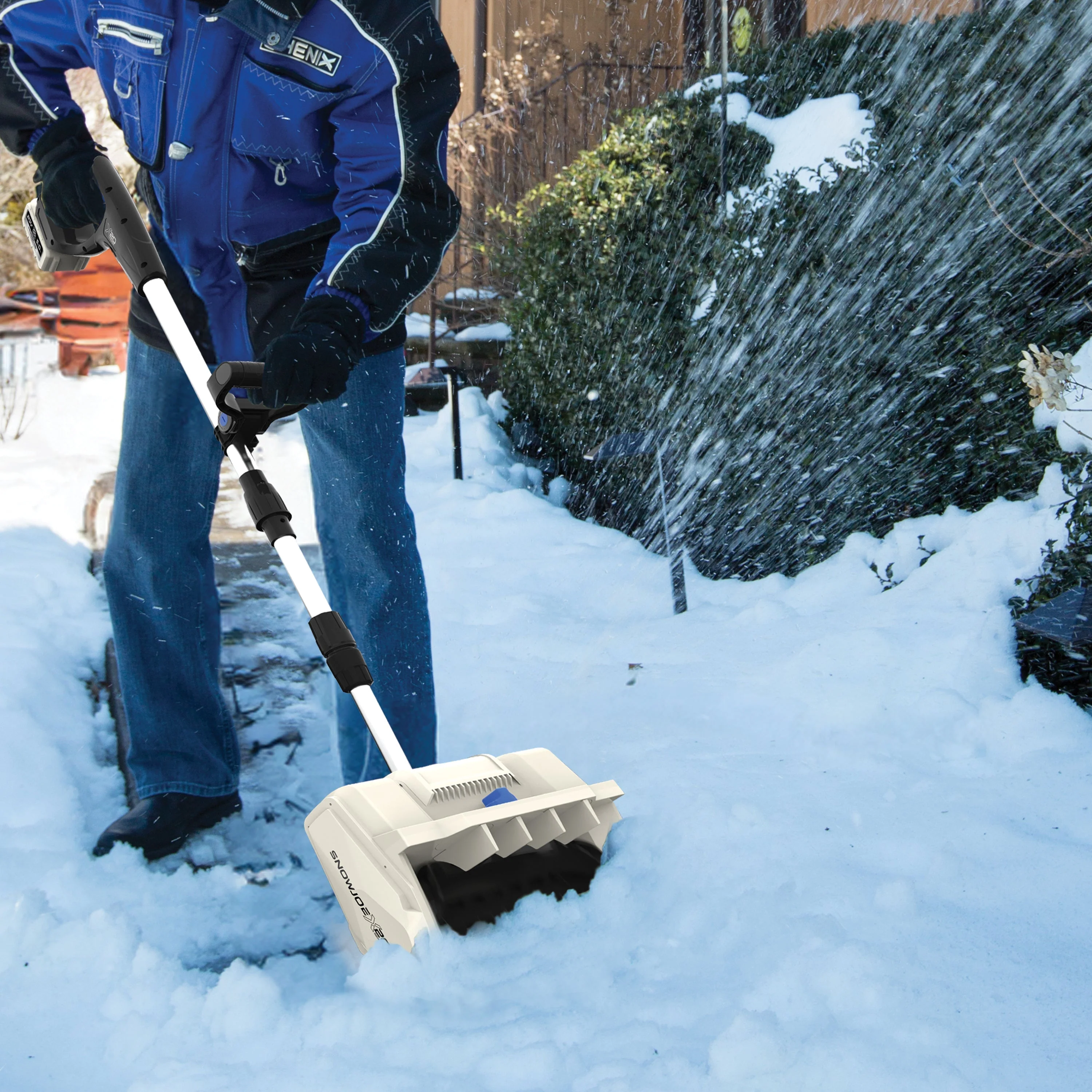 Snow Joe ECOSHARP X20-Series Cordless Snow Shovel | Directional Chute | Brushless Motor | w/ 20-Volt, 5.0 Amp-hour Battery Included - Image 12