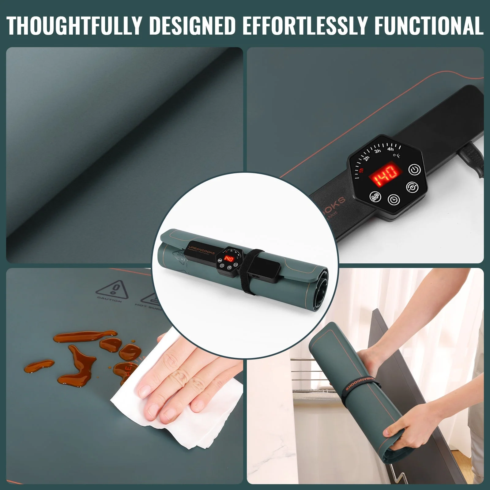 URBANCOOKS Portable Food Warming Mat - Image 3