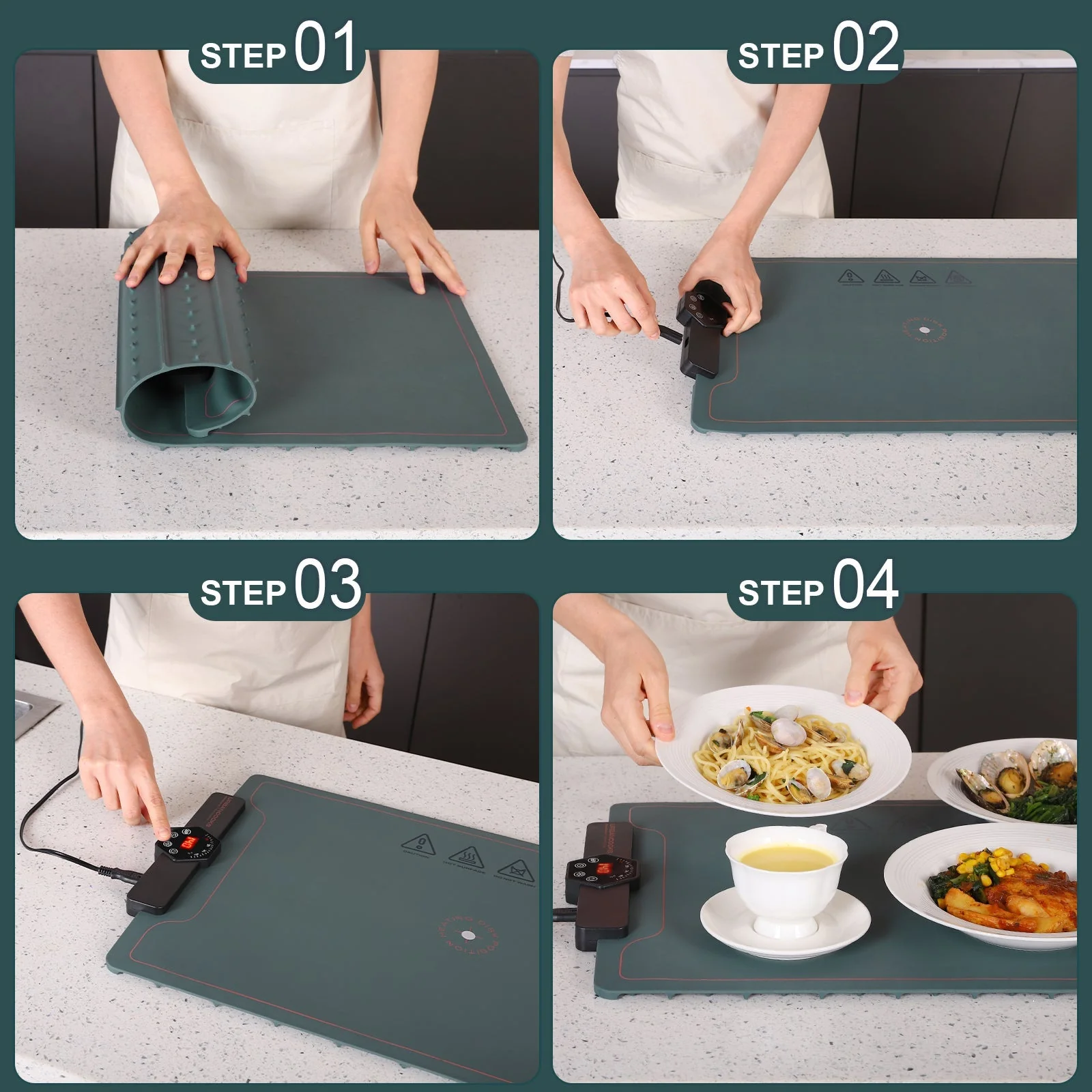 URBANCOOKS Portable Food Warming Mat - Image 6