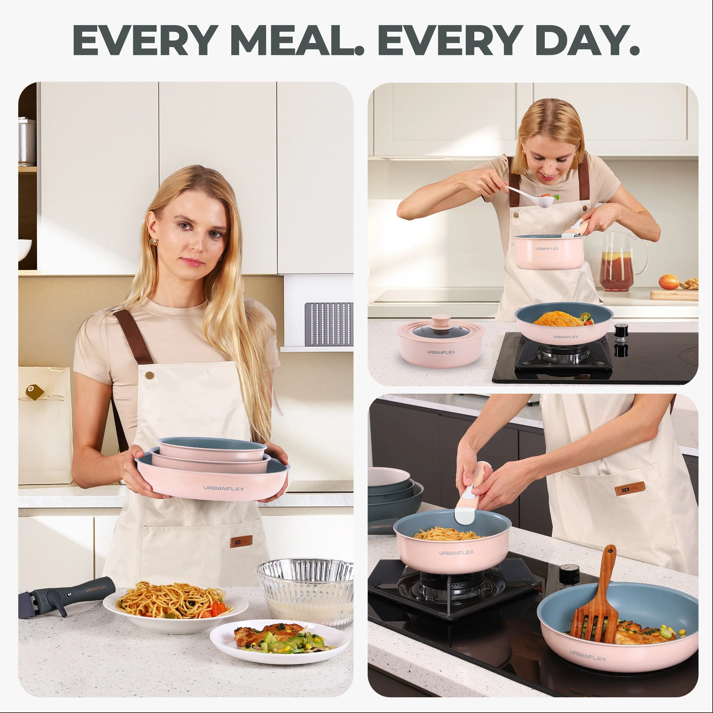 URBANFLEX 3-Pan Cooking Set - Image 14