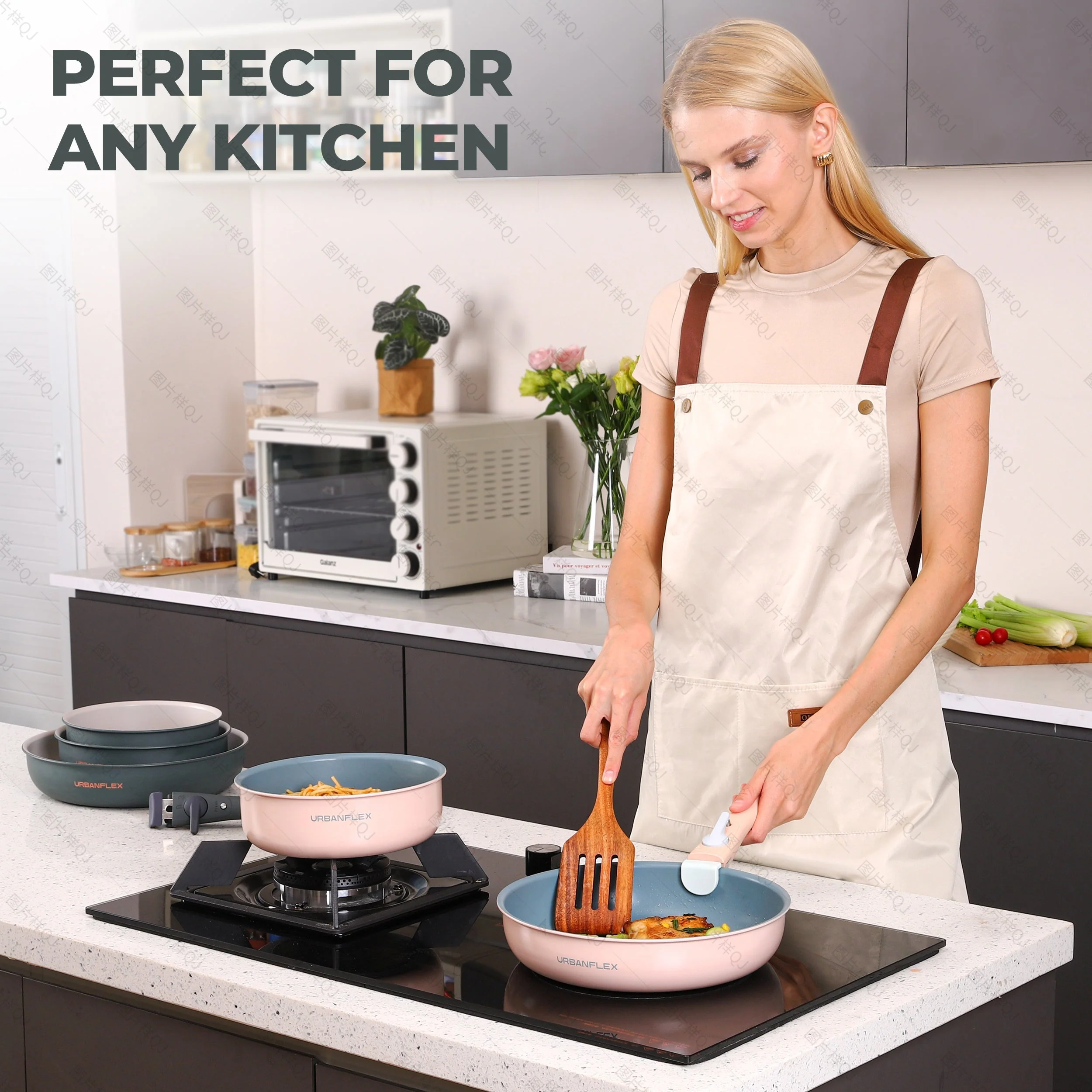 URBANFLEX 3-Pan Cooking Set - Image 4