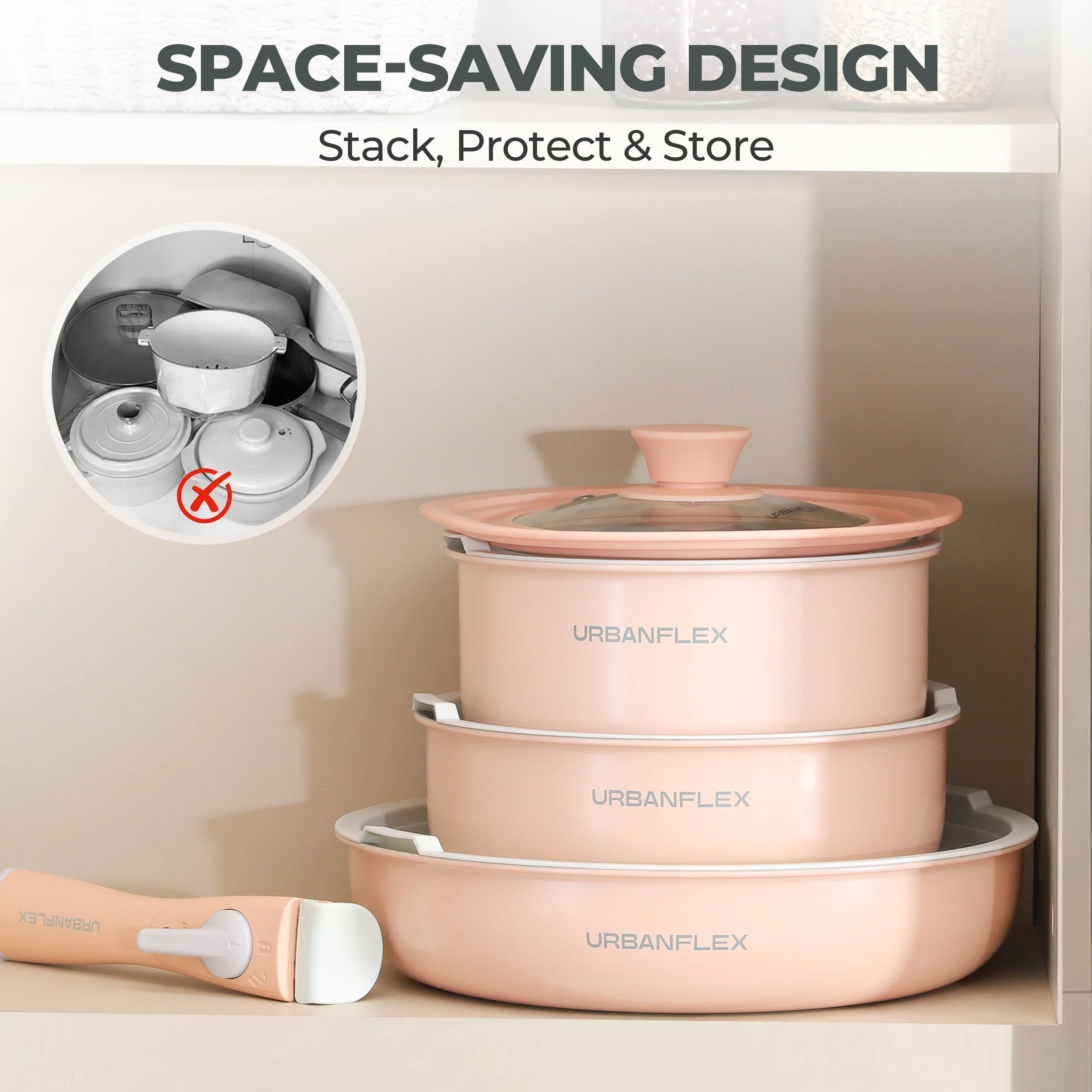 URBANFLEX 3-Pan Cooking Set - Image 9